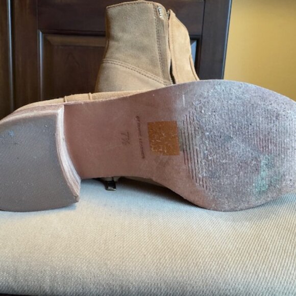 Madewell The Lonnie Boot‎ In Khaki Brown Suede Size 7.5 - Picture 4 of 7